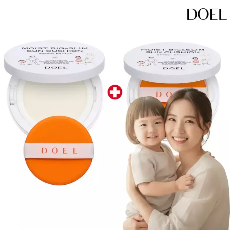 본품2개 기획행사 도엘 DOEL 100% 무기자차 촉촉 빅앤슬림 선쿠션 SPF50+ PA++++ 영유아부터 온 가족 사용 27g (본품 2개) 가격 비교 도엘 본품2개 기획행사 도엘 DOEL 100% 무기자차 촉촉 빅앤슬림 선쿠션 SPF50+ PA++++ 영유아부터 온 가족 사용 27g (본품 2개)