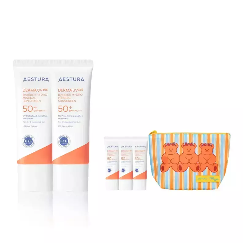 에스트라 더마UV365 장벽수분 무기자차 선크림 40ml 2개 + 선크림20ml 3개+위글위글 파우치 가격 비교 에스트라 에스트라 더마UV365 장벽수분 무기자차 선크림 40ml 2개 + 선크림20ml 3개+위글위글 파우치